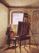 Georg Friedrich Kersting Caspar David Friedrich in his Studio oil painting reproduction